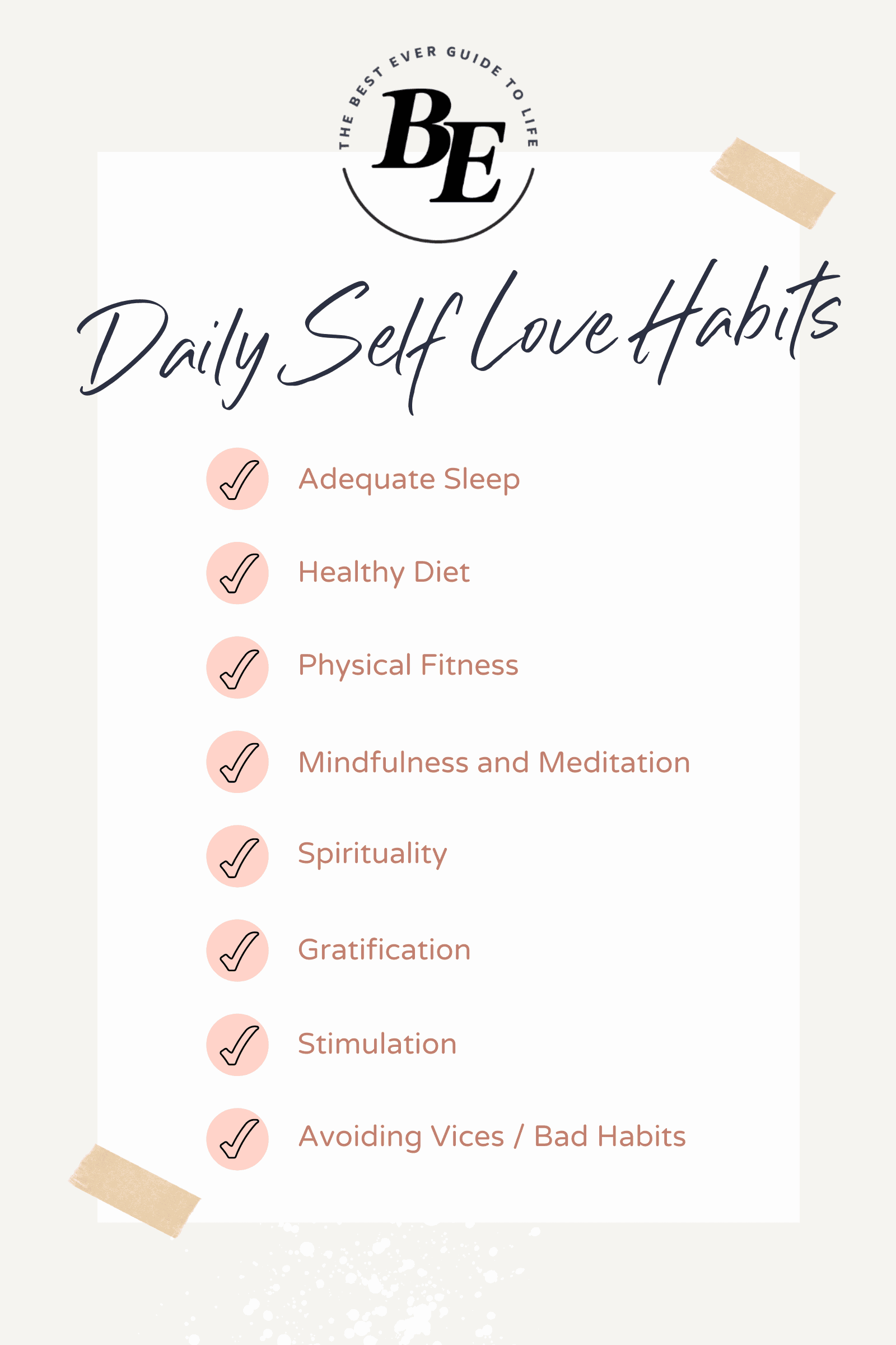 Daily Self Love Habits (1) daily self love habits