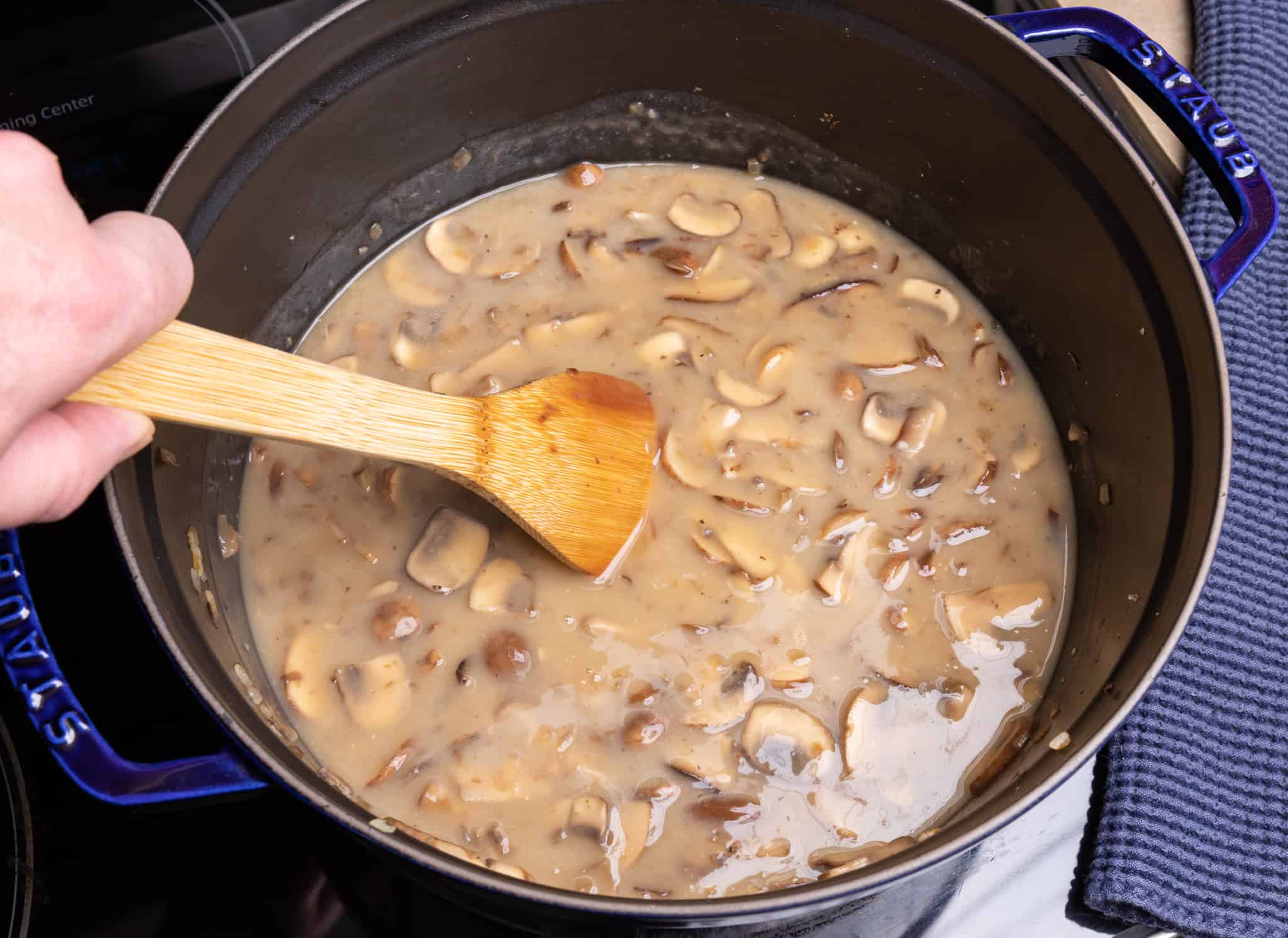 Mushrooms and Veloute Sauce Mushrooms and Veloute Sauce