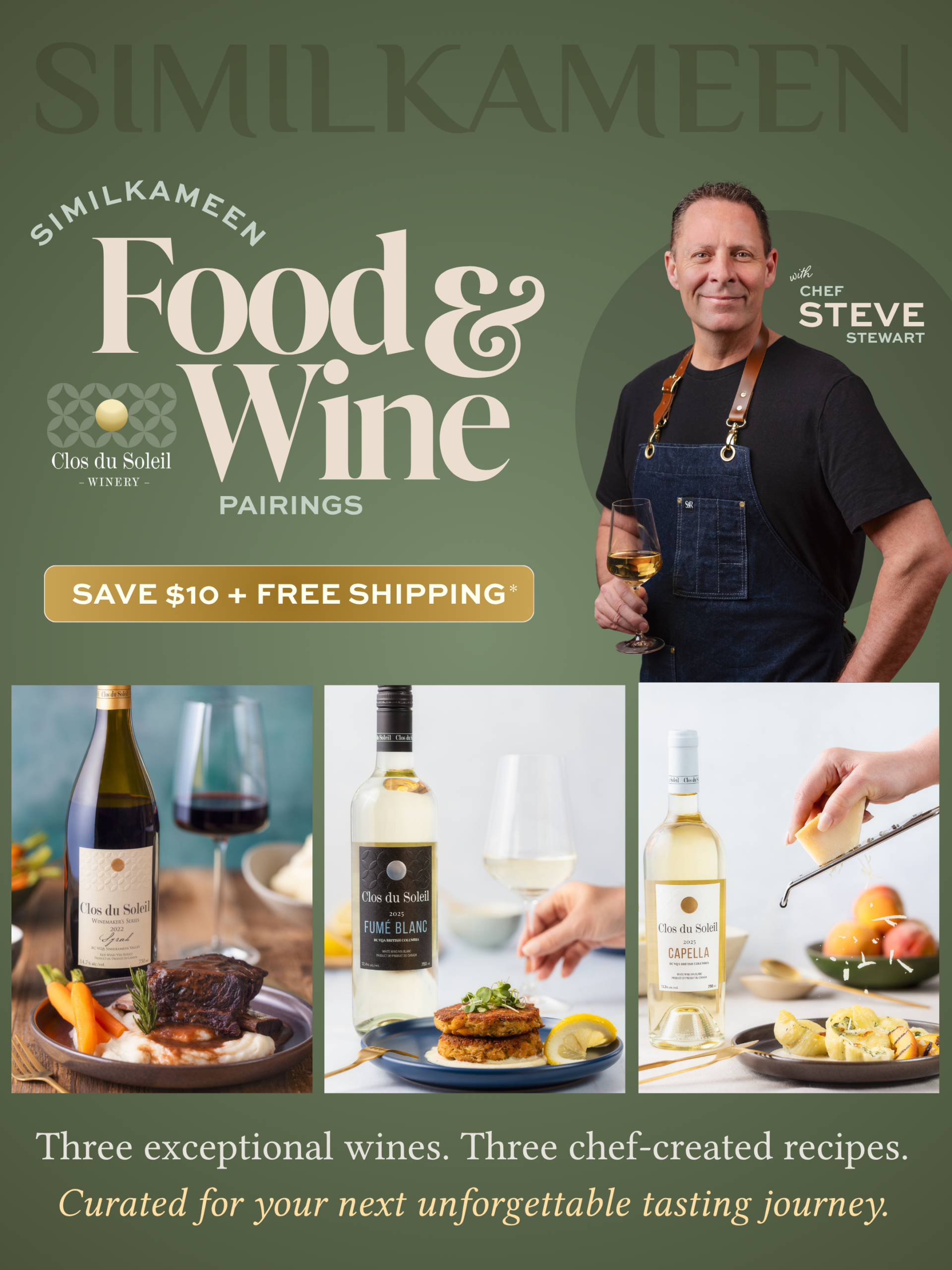 PURCHASE THE CLOS DU SOLEIL SIMILKAMEEN FOOD AND WINE PAIRINGS PURCHASE THE CLOS DU SOLEIL SIMILKAMEEN FOOD AND WINE PAIRINGS