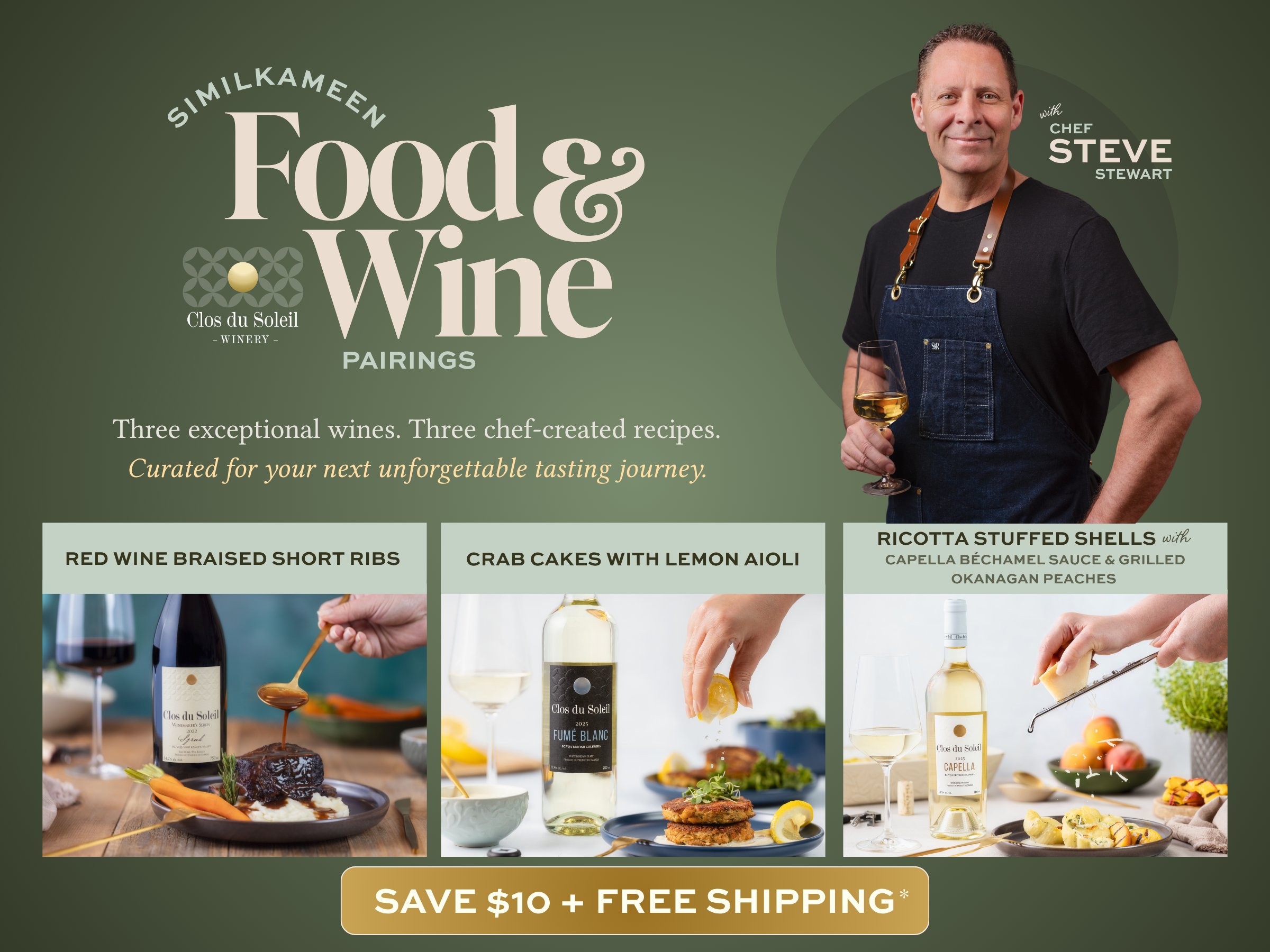 CLOS DU SOLEIL SIMILKAMEEN FOOD AND WINE PAIRINGS BUY NOW