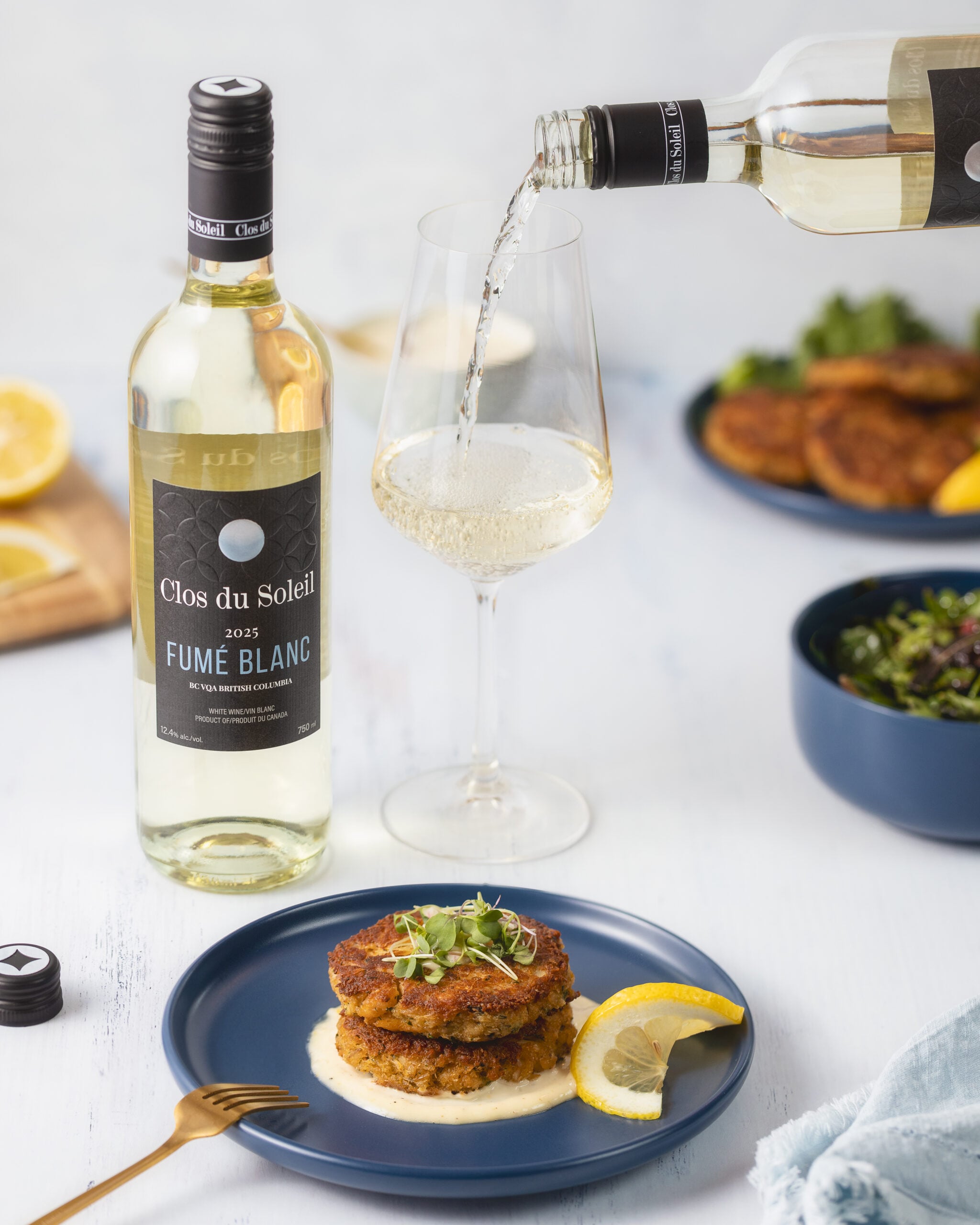 Wine with Crab Cakes Wine with Crab Cakes
