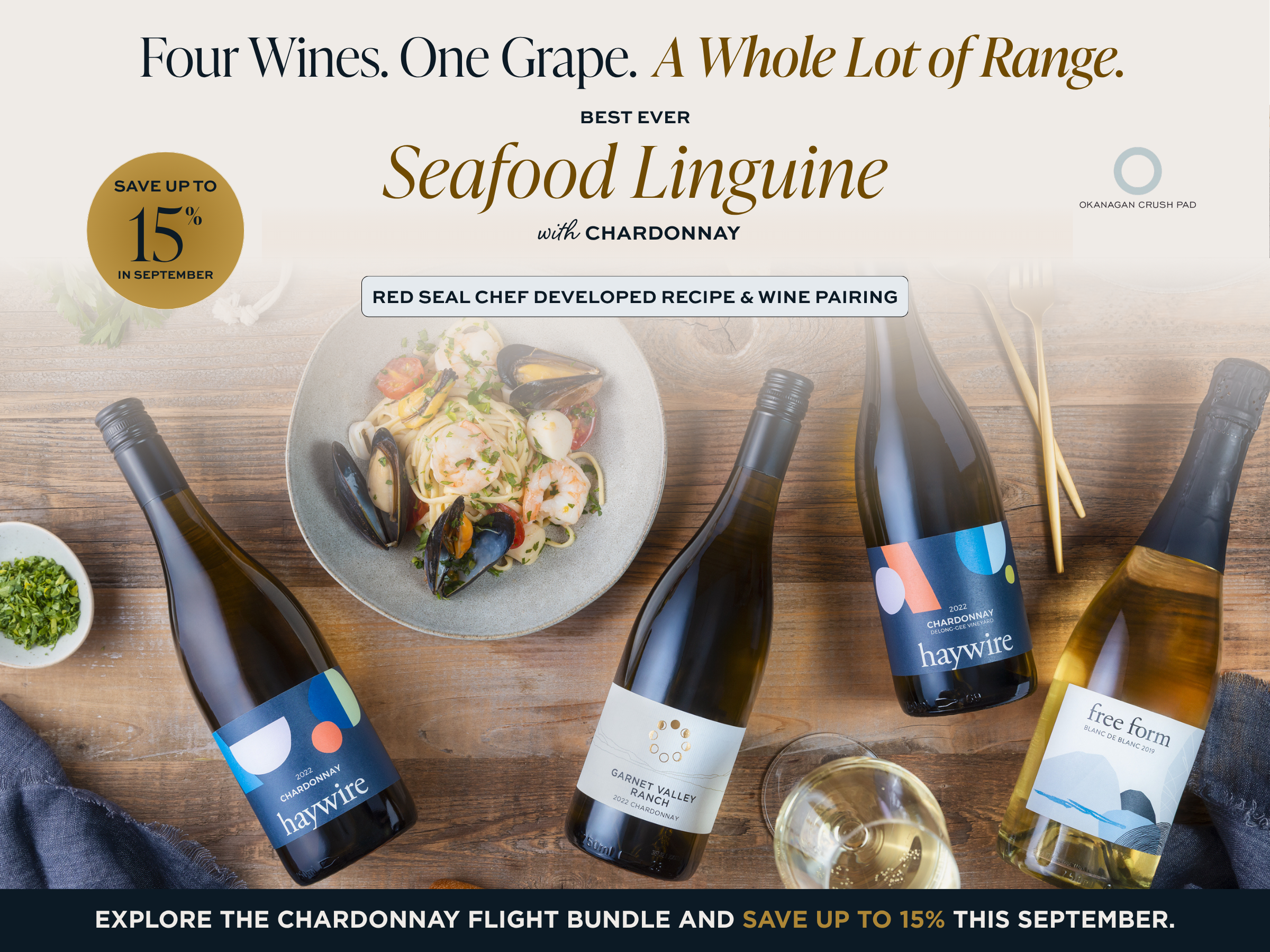 Seafood Linguine with White Wine Recipe by our Red Seal Chef Steve Stewart
